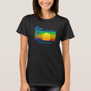 T-shirt Little Torch Key Floride Retro Tropical Beach Suns