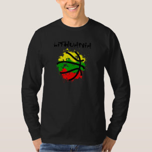 T-shirt Lituanie Abstraite BB Lietuva a reçu le jeu par Li