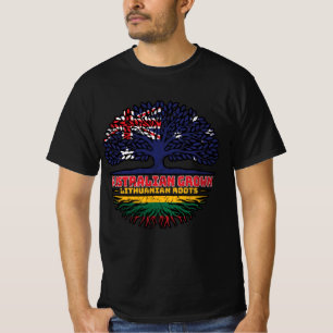 T-shirt Lituanie Lituanien Australian Australia Tree