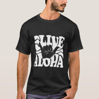 T-shirt Live Aloha State Hawaii Islands Shaka Hawaii Mau