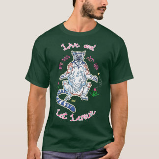 T-shirt Live and Let Lemur 2