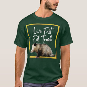 T-shirt Live fast eat trash1