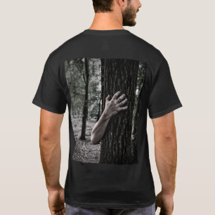 T-shirt Live Free Hug a Tree Zombie Goth