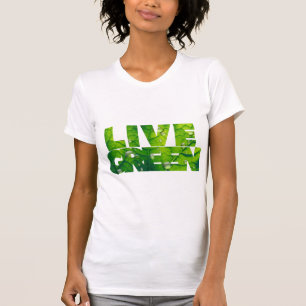 T-shirt Live Green