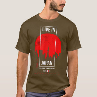 T-shirt Live in Japan Streetwear Design