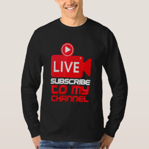 T-shirt Live Irl Streaming Streamer Créateur Blogger 1