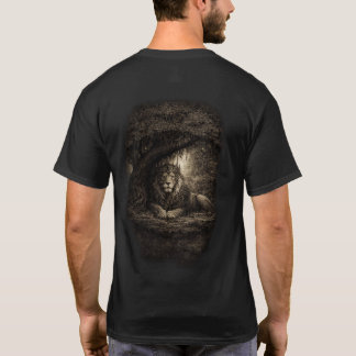 T-shirt Live It, Feel It Lion Graphic