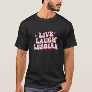 T-shirt Live Lauder Lesbian Super Flower Pride Moth LGBTQ
