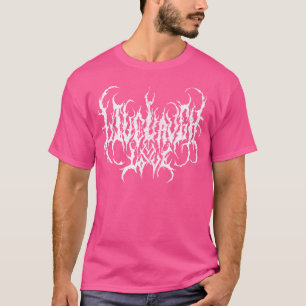 T-shirt Live Laugh Love - Death Metal Music Typographie