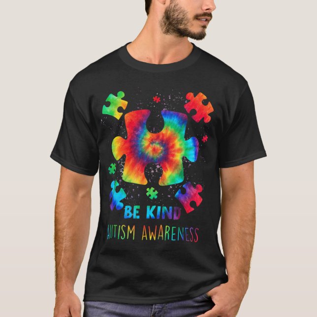 T-shirt Live Love Accepter Sensibilisation sur l'autisme T (Devant)