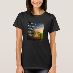 T-shirt Live sagement (v3 sombre)