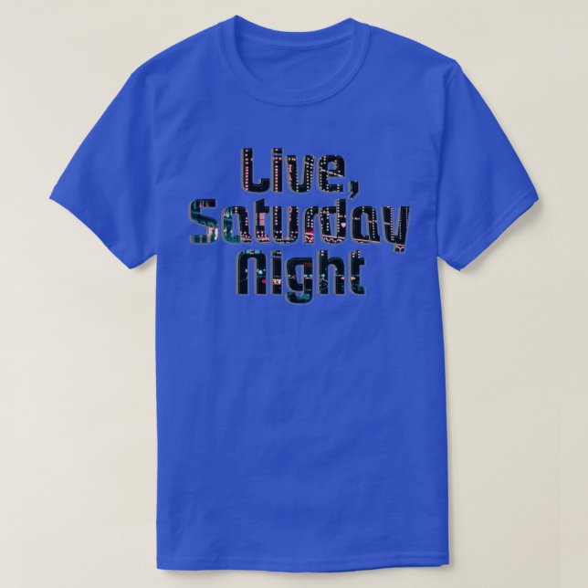 T-shirt Live Saturday Night (Design devant)