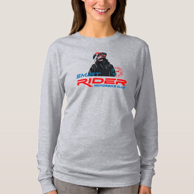 T-shirt Live To Ride (Moto) | Manche longue pour femmes (Devant)