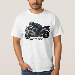 T-shirt Live To Ride Motorbiker