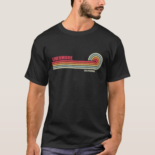 T-shirt Livermore California City State (Devant)