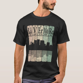 T-shirt Livermore Éléments de tableau périodique Livermore