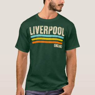 T-shirt Liverpool Angleterre Retro