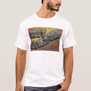 T-shirt Liverpool est, Ohio - grandes scènes de lettre