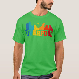 T-shirt Liverpool Retro Skyline