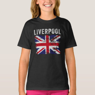 T-shirt Liverpool UK Flag England Souvenir