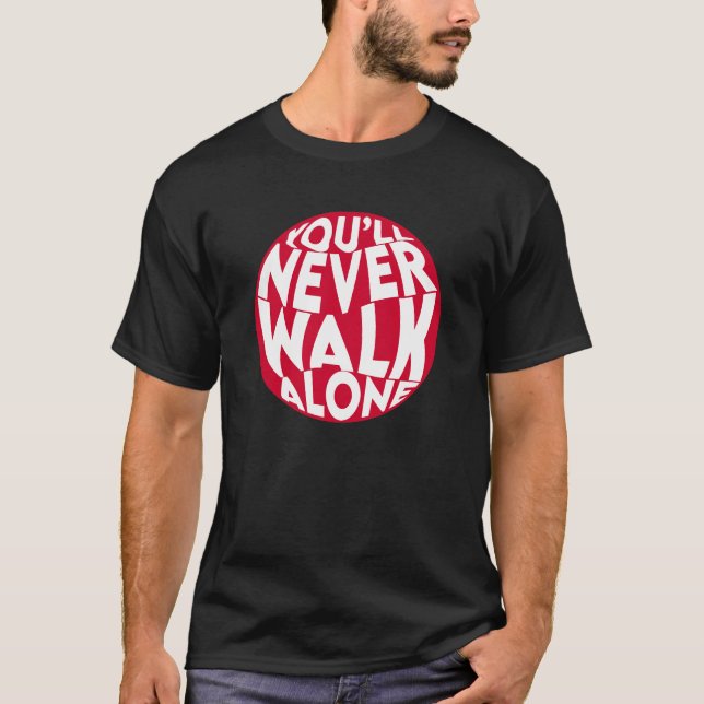 T-shirt Liverpool You'll never Walk Alone (Devant)