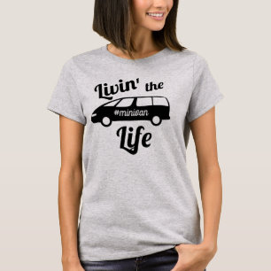 T-shirt Livin la maman de la vie de monospace