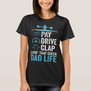 T-shirt Livin'That Cheval Papa Life Clap de lecteur de pai