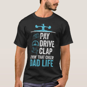 T-shirt Livin'That Cheval Papa Life Clap de lecteur de pai