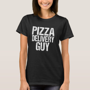 T-shirt Livraison de pizza Guy Italien Funny Foodie Pun Co