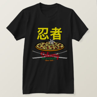 T-shirt livraison de pizza Ninja