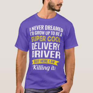 T-shirt Livraison des cadeaux de chauffeur amusant