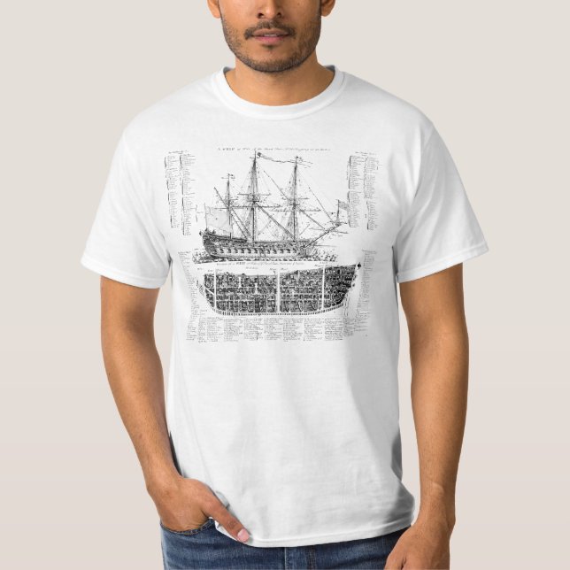 T-shirt Livraison vintage (Devant)