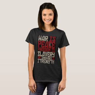 T-shirt livre 1984 guerres est paix, liberté est