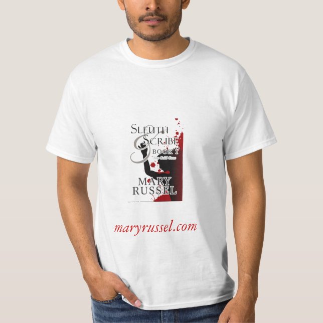 T-shirt Livre 1 de détective et de scribe la couverture de (Devant)