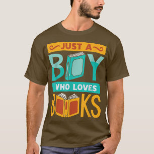 T-shirt Livre amusant Lecture Graphisme Garçons Hommes Liv