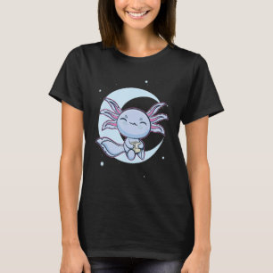 T-shirt Livre bleu Axolotl Lecture Ambystoma Mexicanum Wal
