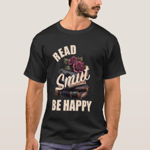 T-shirt Livre Cochon Merch Lire Cochon Soyez Heureux Roman