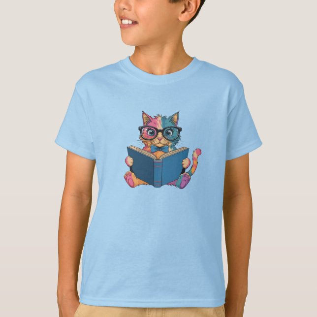 T-shirt Livre de chat (Devant)