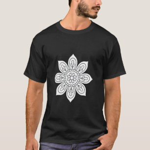 T-shirt Livre de coloriage Fleur