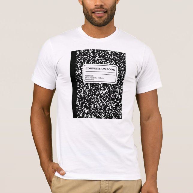 T-shirt Livre de composition/Étudiant-Enseignant (Devant)