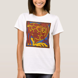 T-shirt Livre De Kells Celtic Knot Oiseau Médiéval