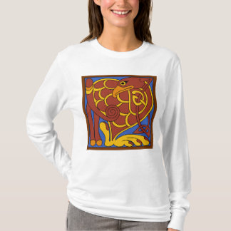T-shirt Livre De Kells Celtic Knot Oiseau Médiéval