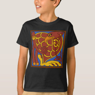 T-shirt Livre De Kells Celtic Knot Oiseau Médiéval