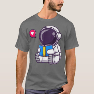 T-shirt Livre de lecture d'astronaute