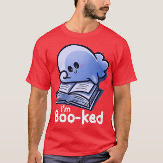 T-shirt Livre de lecture Ghost Ghosts Livres Halloween R