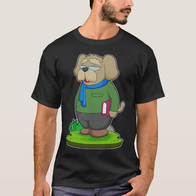 T-shirt Livre de l'enseignant de chien (Devant)