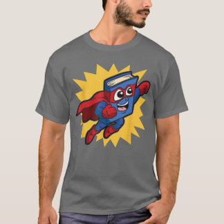 T-shirt Livre de super-héros pour les enfants de maternell
