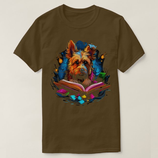 T-shirt Livre de Terrier australien (Design devant)