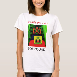 T-shirt LIVRE de ZOE, la princesse du Haïti