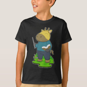 T-shirt Livre d'enseignant Giraffe